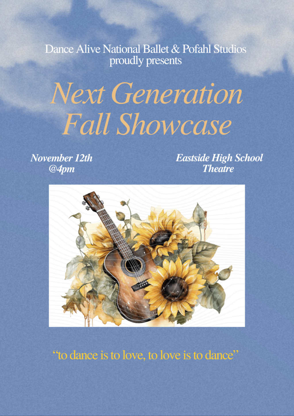 next generation fall concert poster