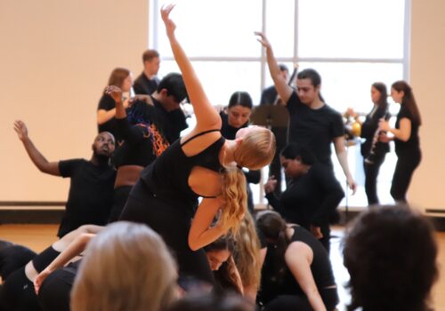 dancers at the museum