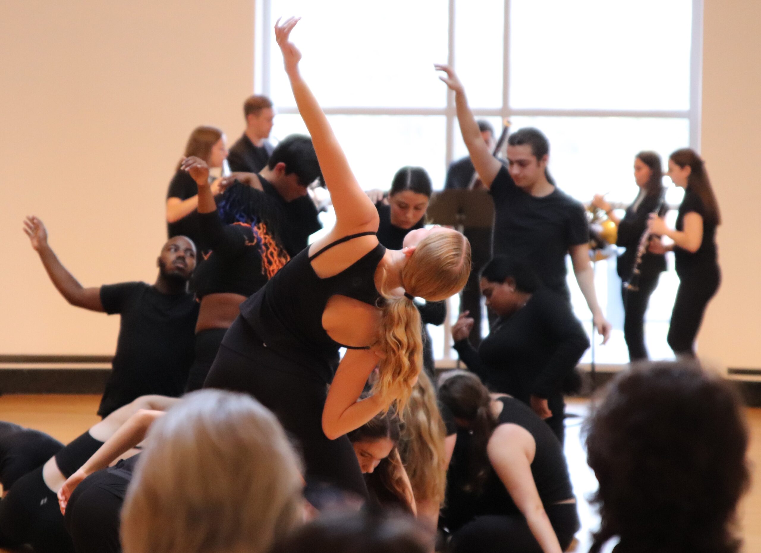 dancers at the museum