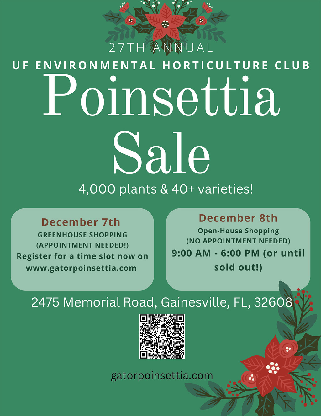 uf poinsettia sale