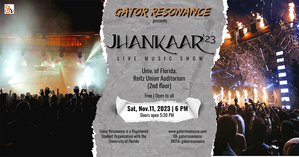 jhankaar music show flyer
