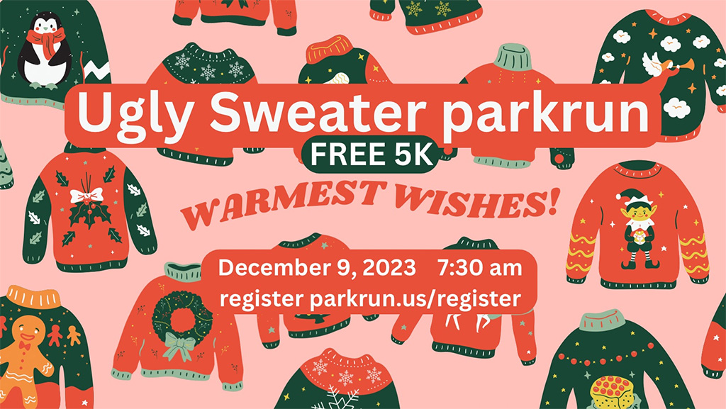 ugly sweaters for the ugly sweater parkrun