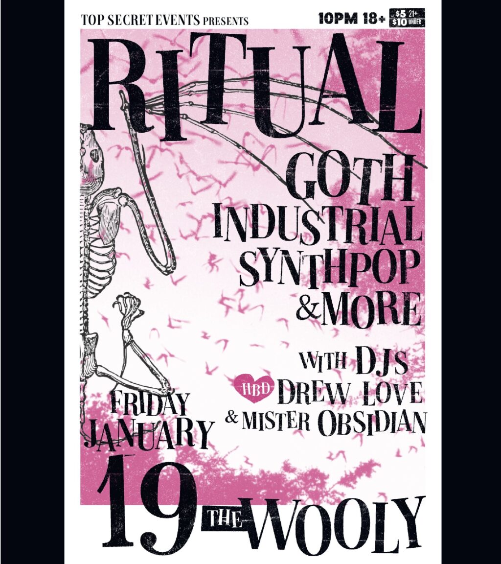 ritual goth night poster