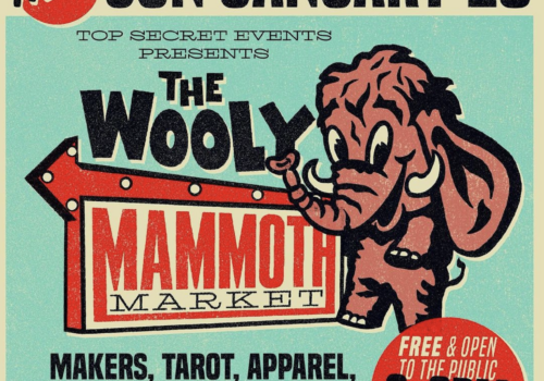 the wooly mammoth market poster