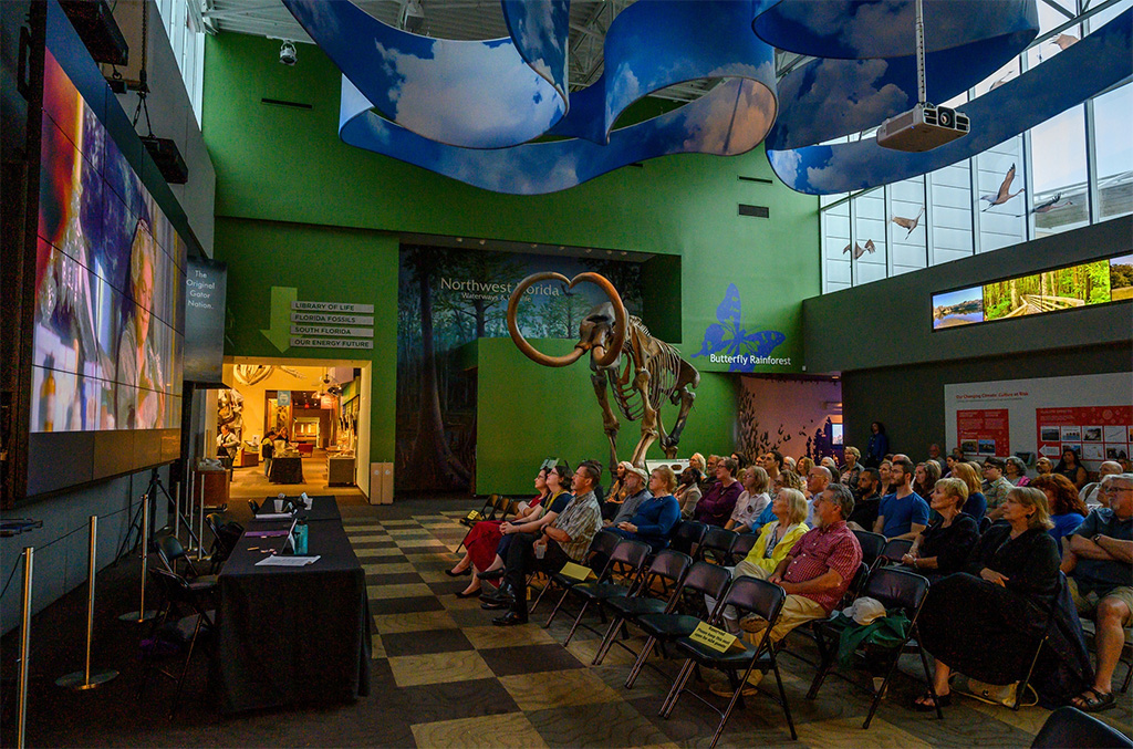 audience at florida museum