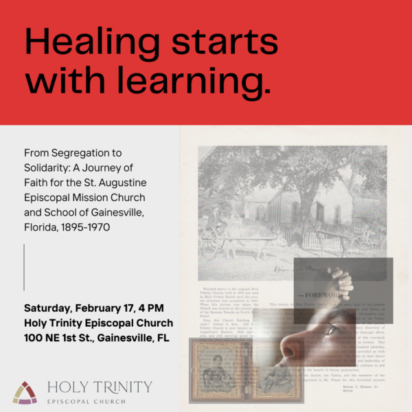 healing starts with learning event flyer