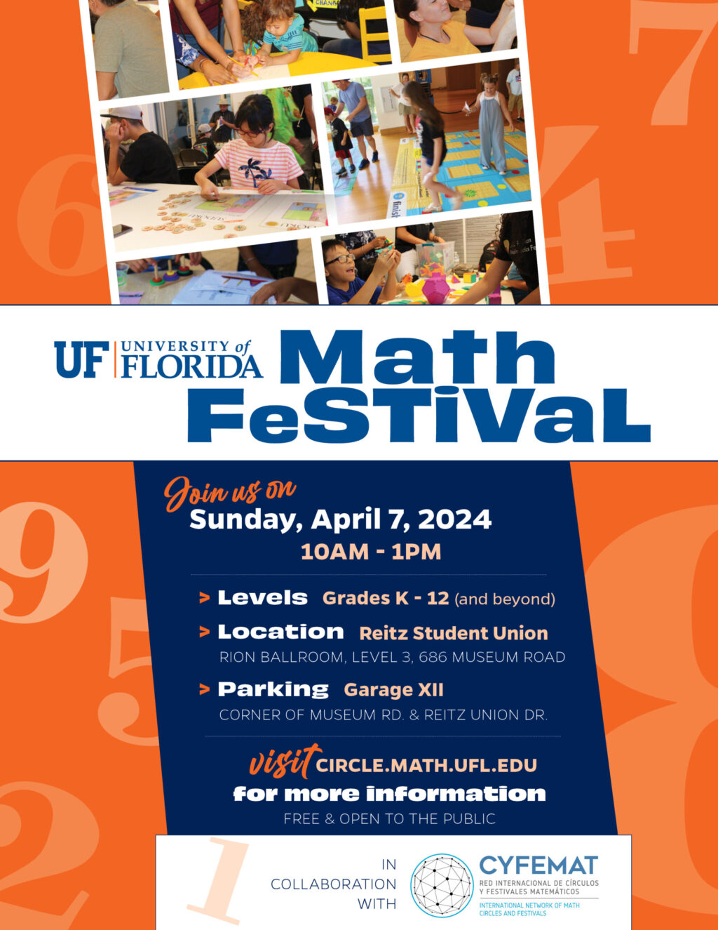 Poster for UF Math Festival