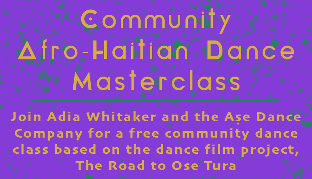 community afro haitian dance
