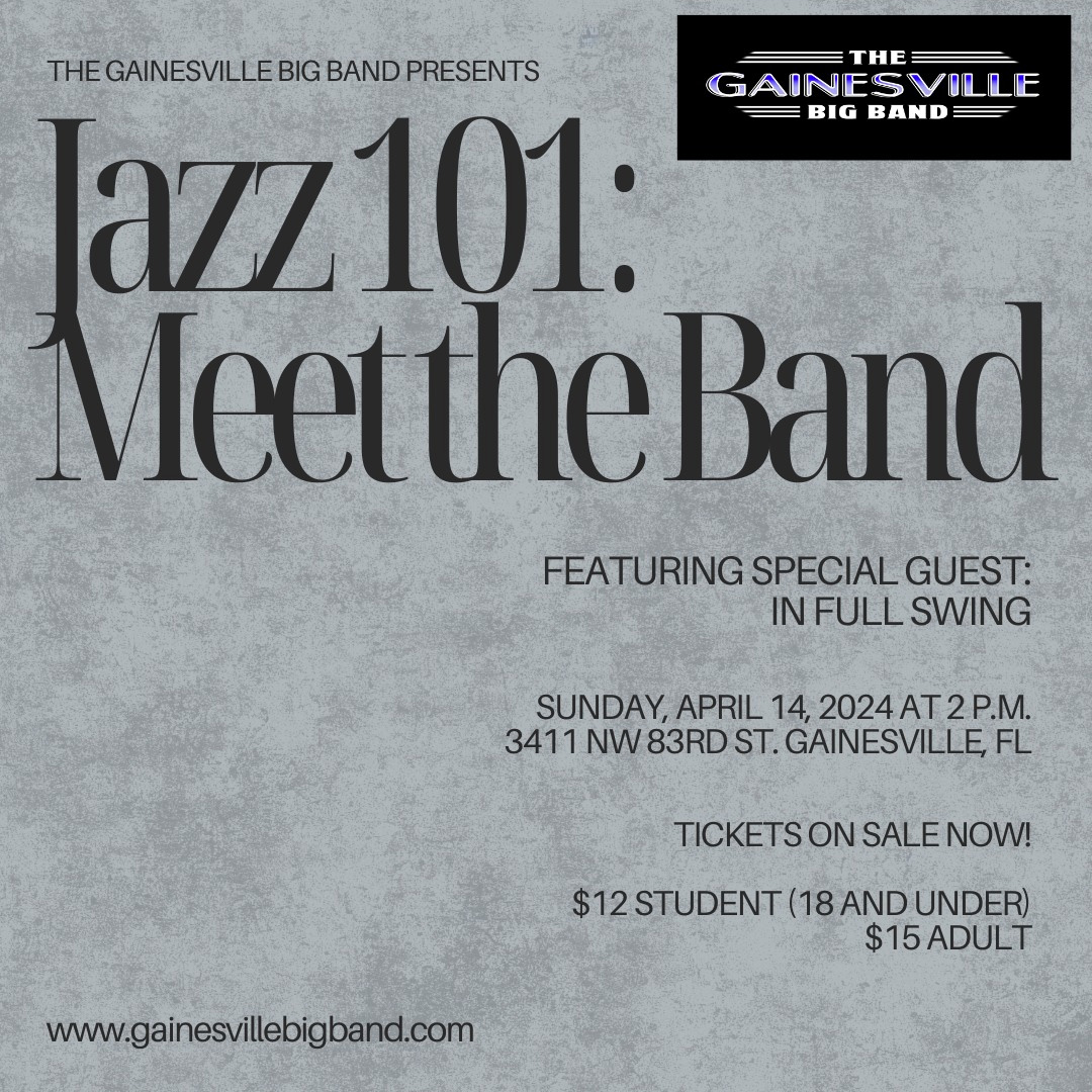 gainesville big band meet the big band