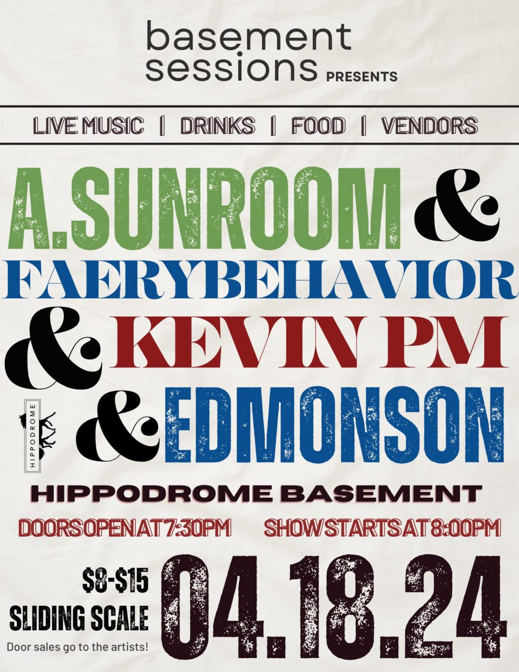 Basement Sessions show poster