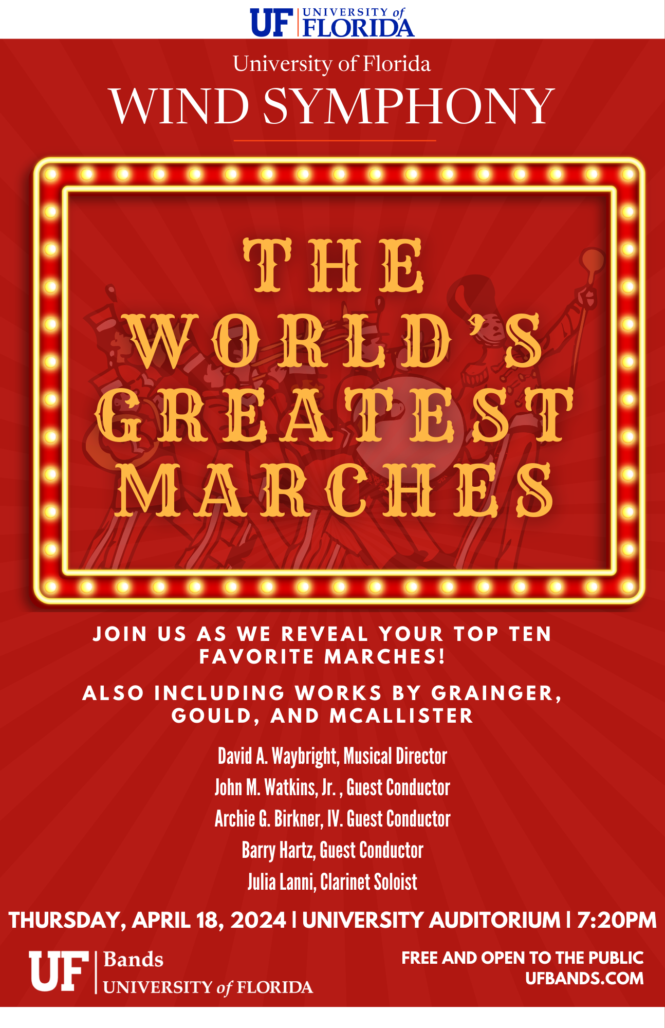 the worlds greatest marches poster