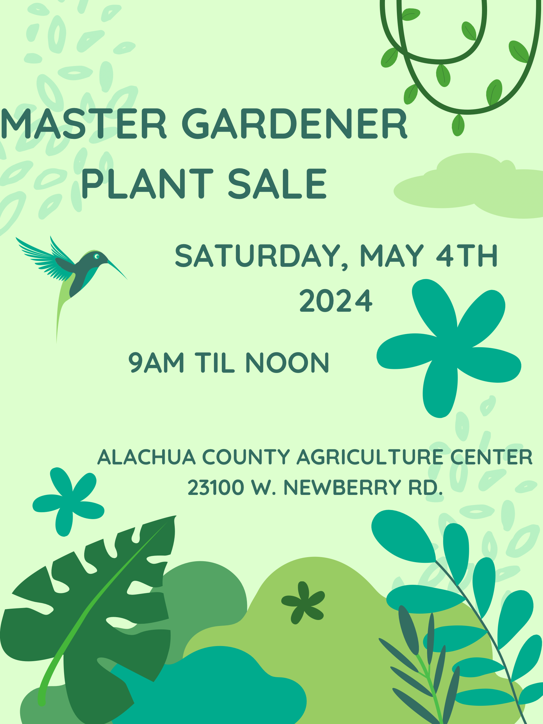 master gardener plant sale