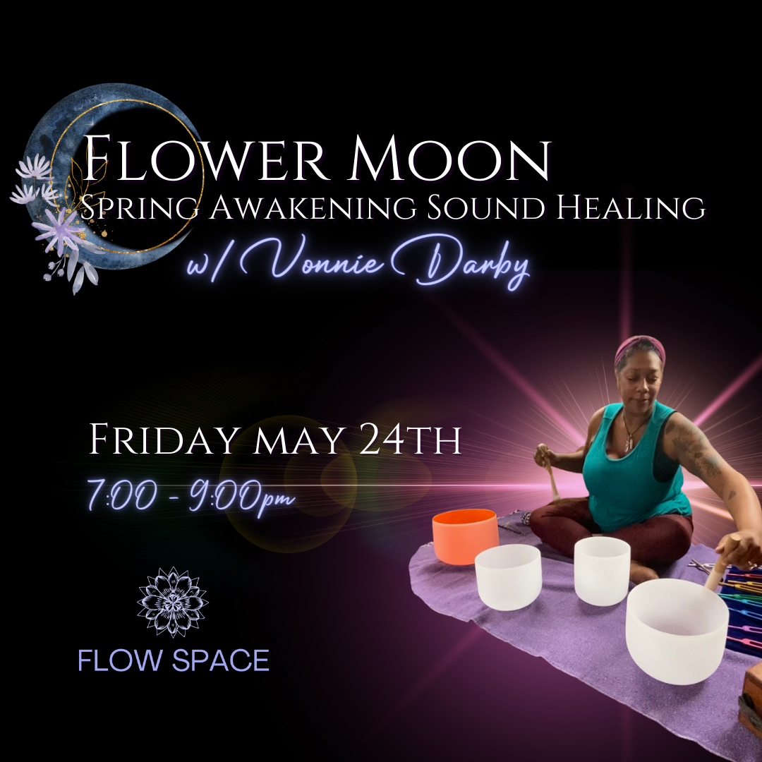 Flower Moon sound healing square
