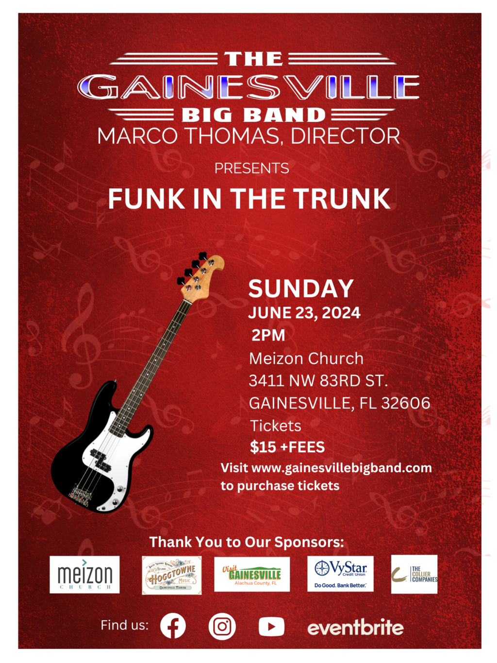 Funk in the Trunk Concert Poster
