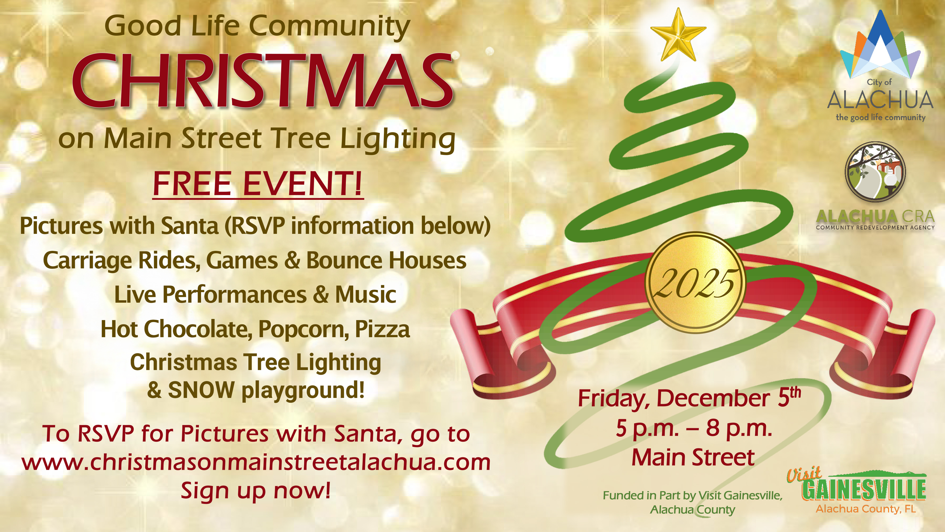 Main Street Alachua Holiday Tree Lighting