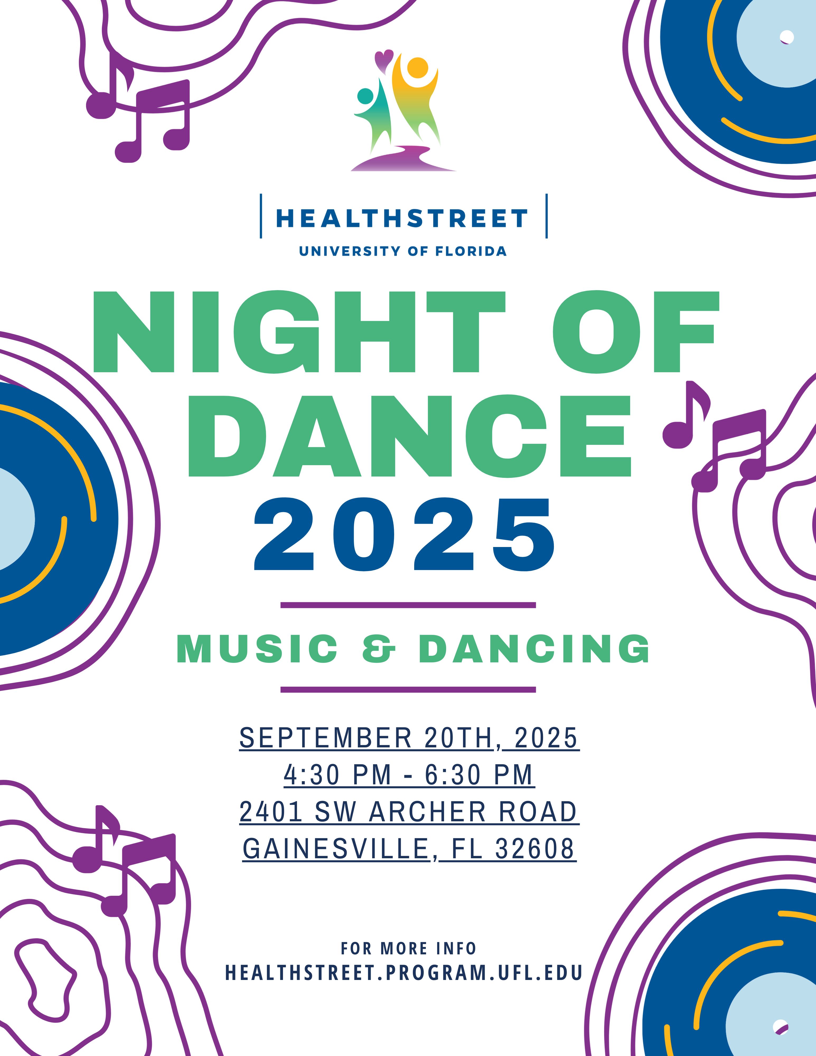 UF Health Street Night of Dance Poster