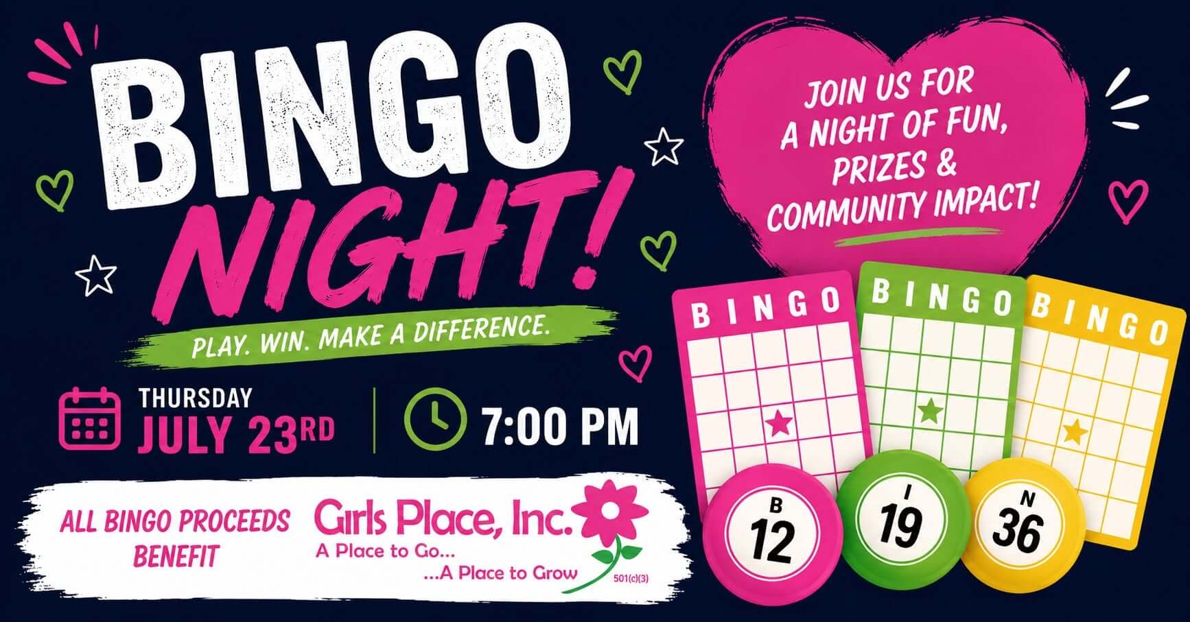 Charity Bingo