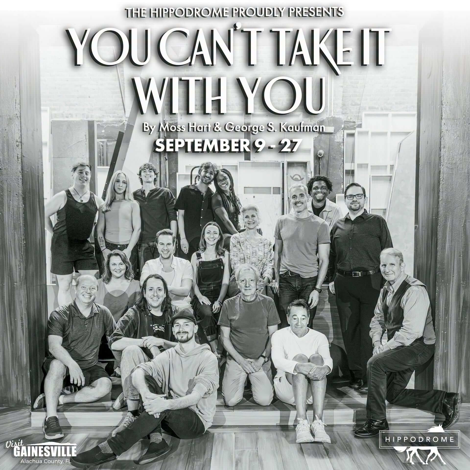 Poster for Comedy Play “You Can’t Take It With You”, September 9-27