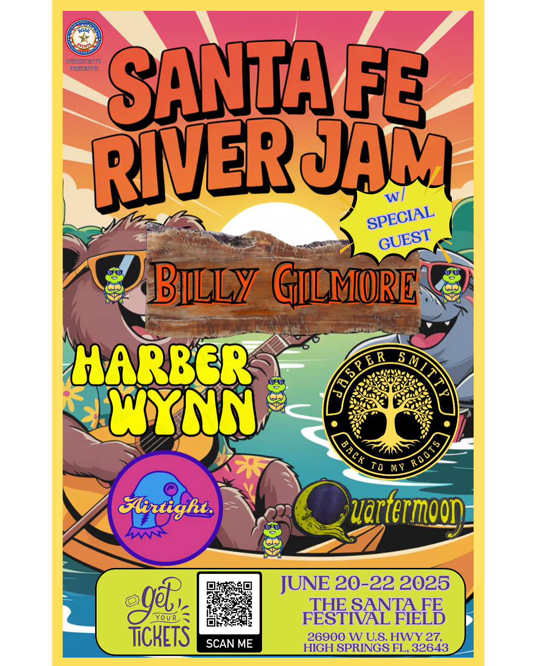 santa fe river jam poster
