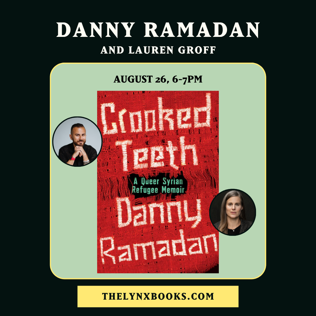 Poster for Hear Danny Ramadan Discuss His New Book “Crooked Teeth”