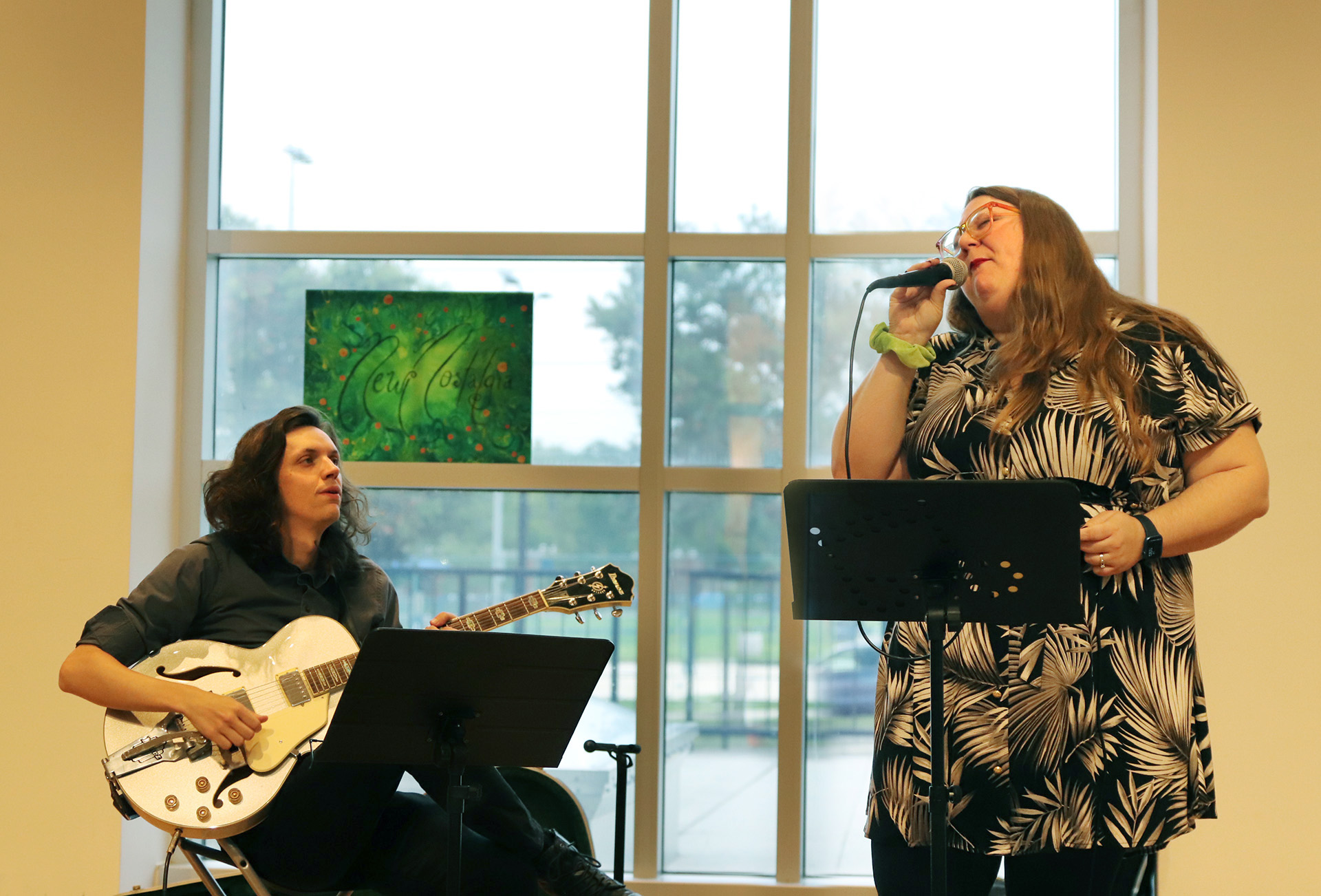 musicians performing at the harn museum of art