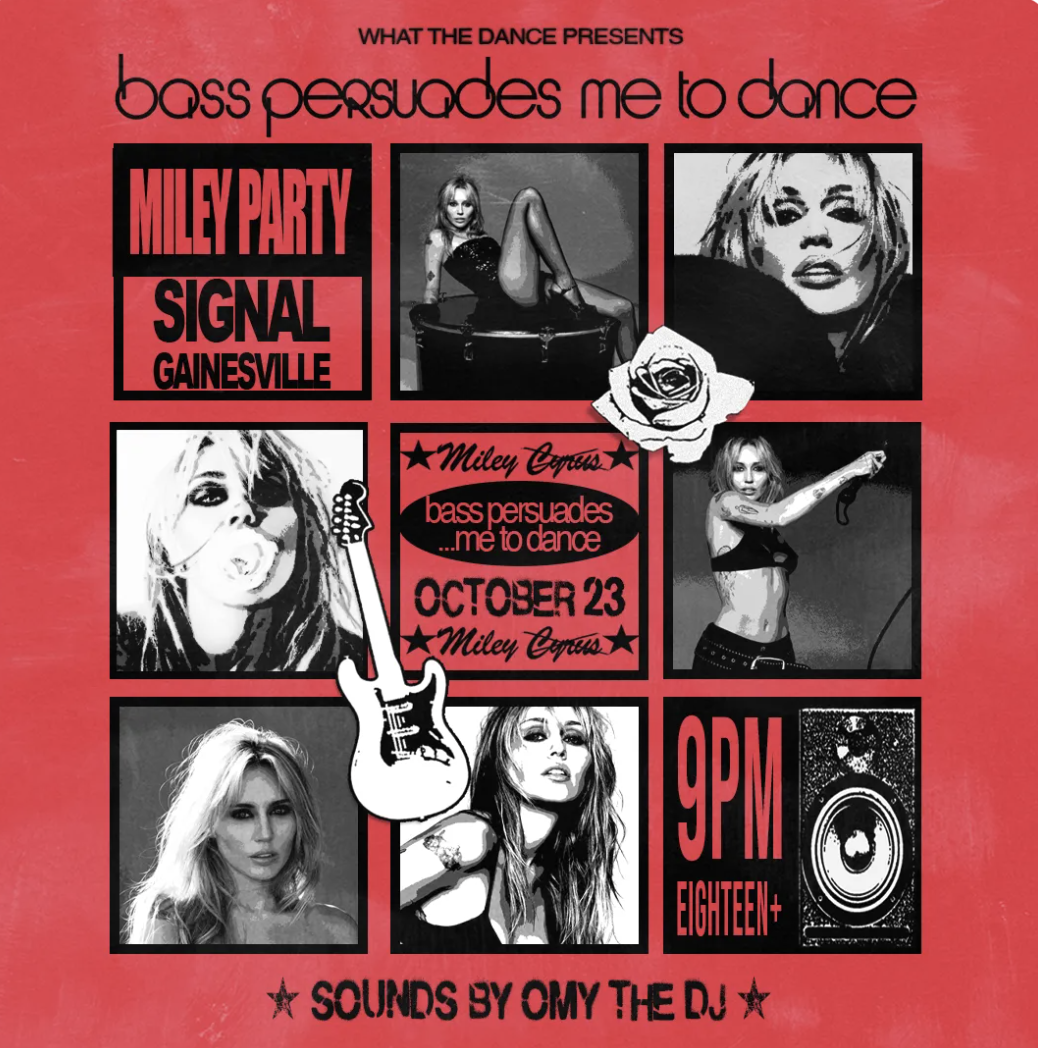 Poster for Miley Cyrus Dance Party