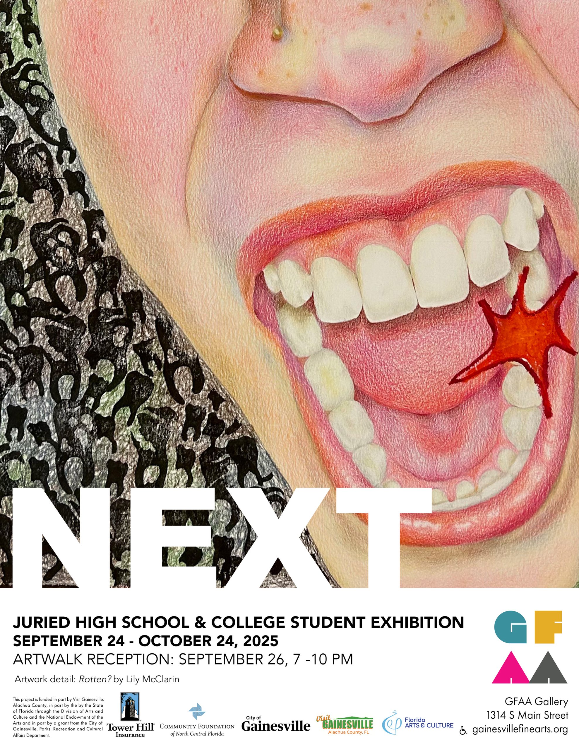 gfaa exhibit poster for next