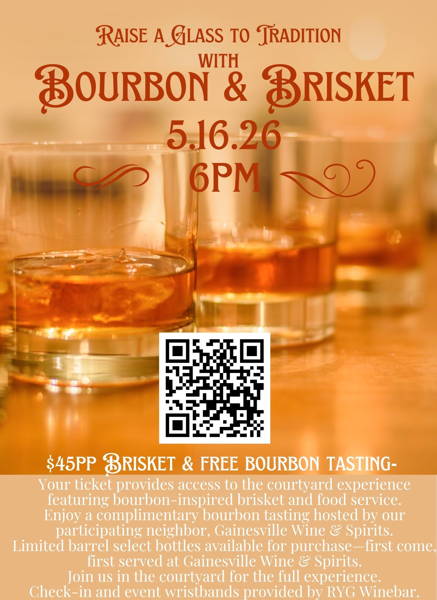 Brisket and Bourbon Night
