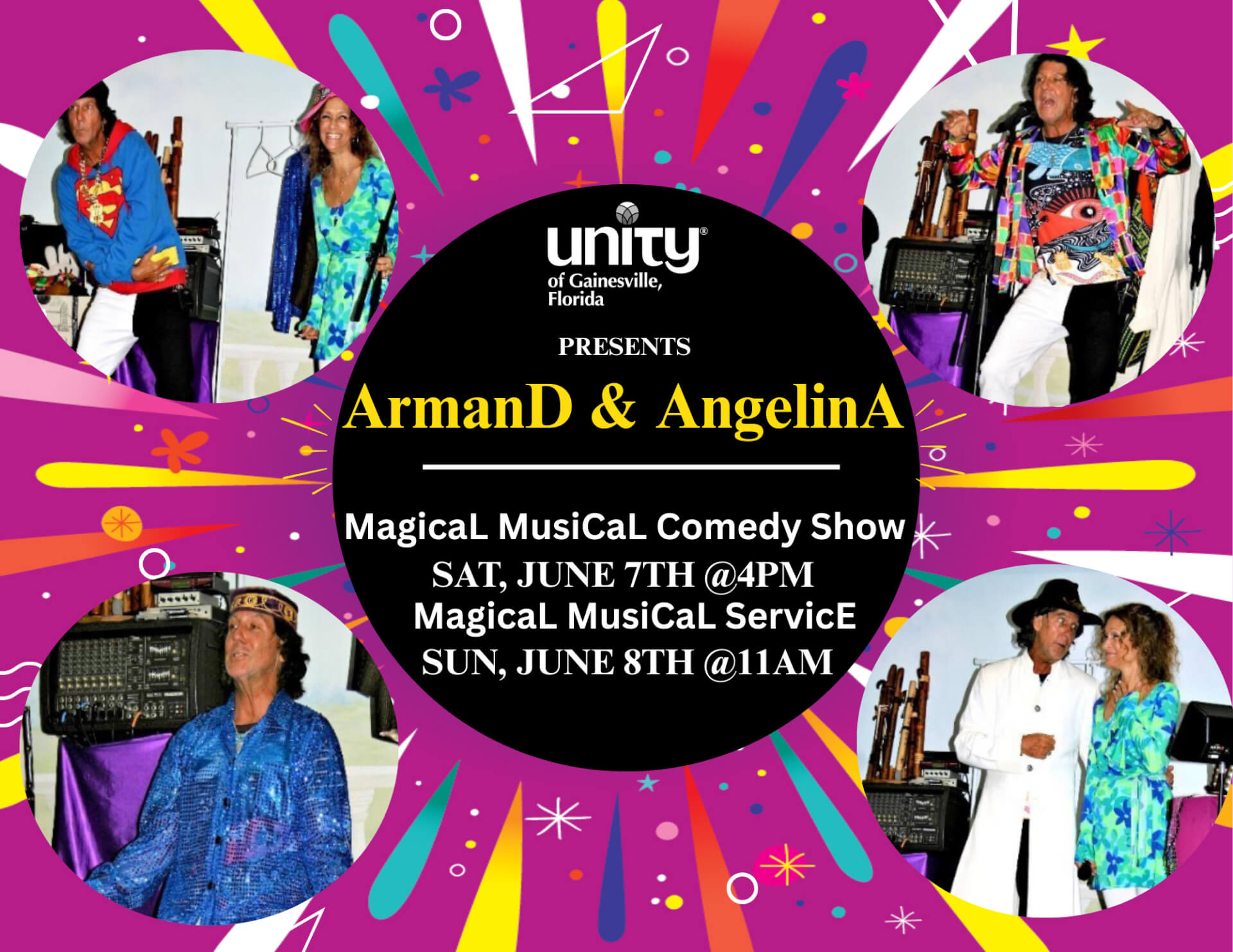 comedy show flyer