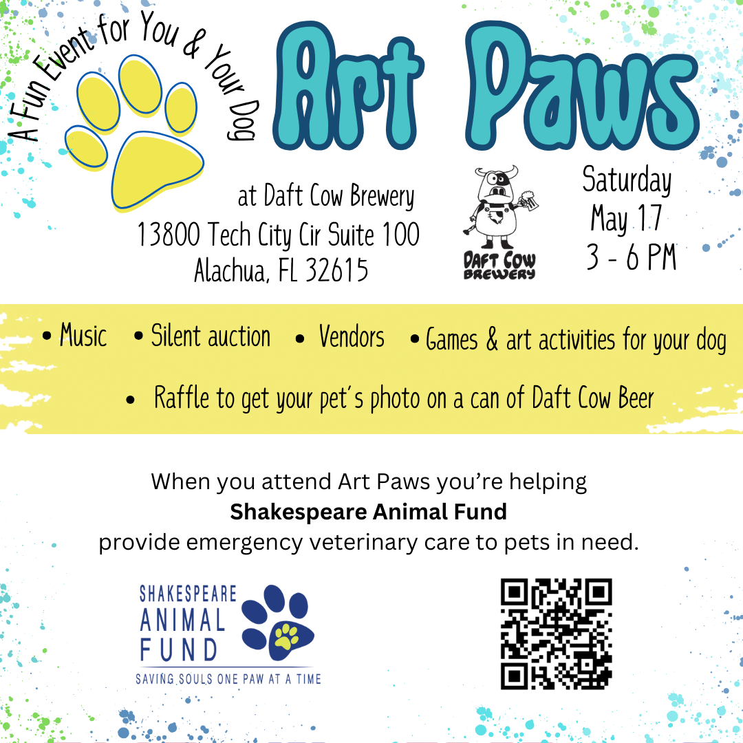 art paws event flyer