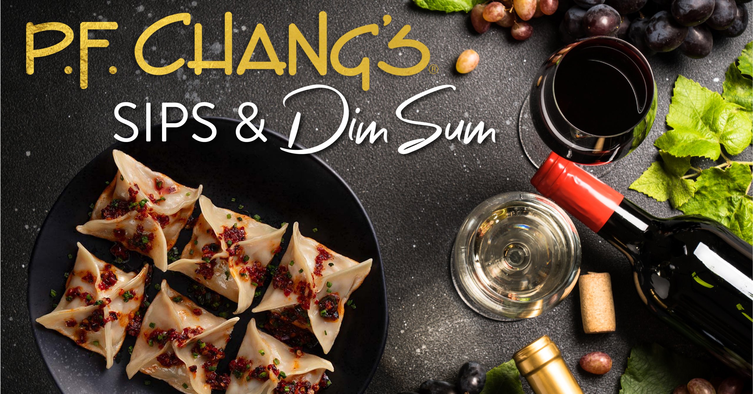PF Chang's wine tasting and dim sum