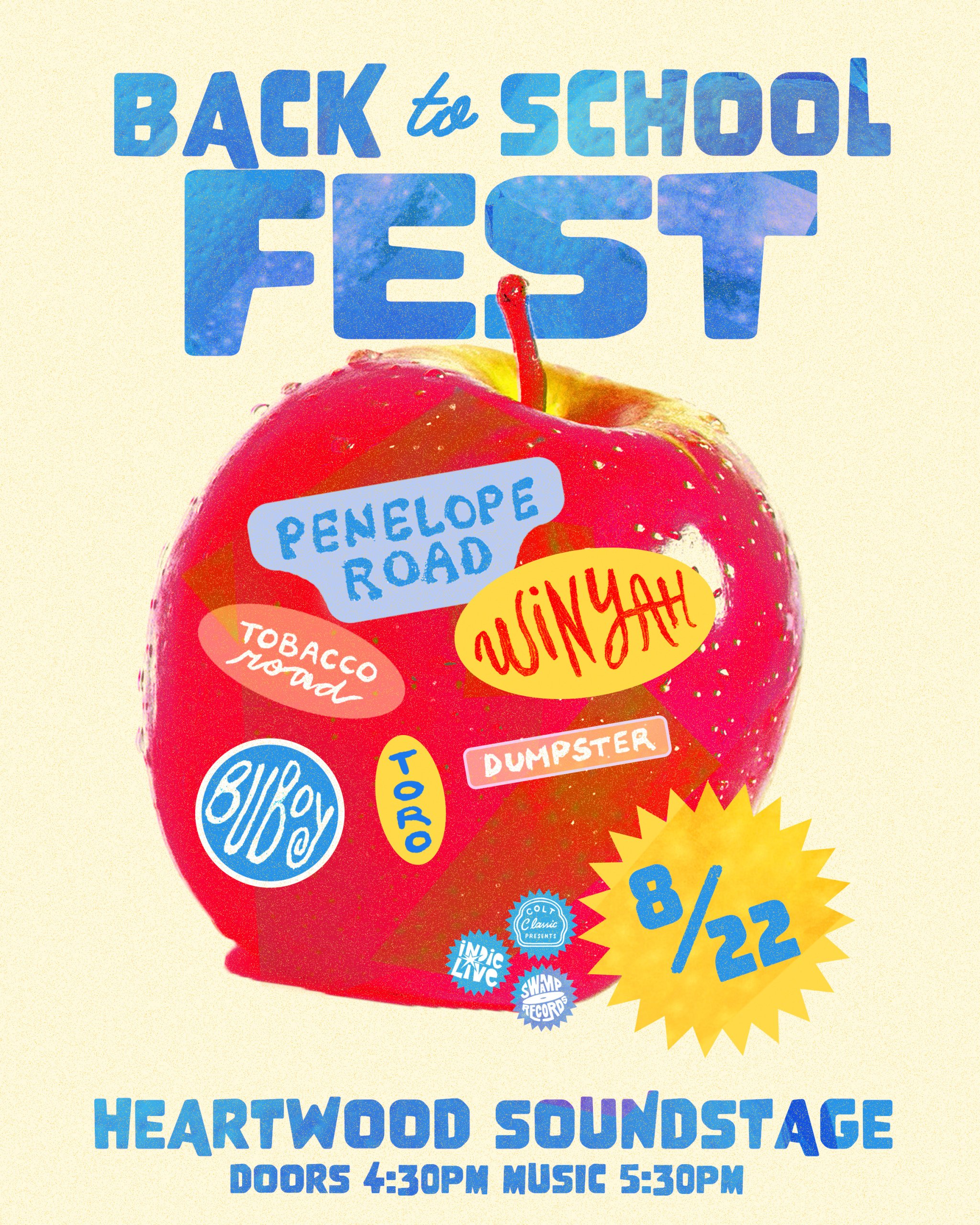 Poster for Kick Off the Semester with Back to School Fest