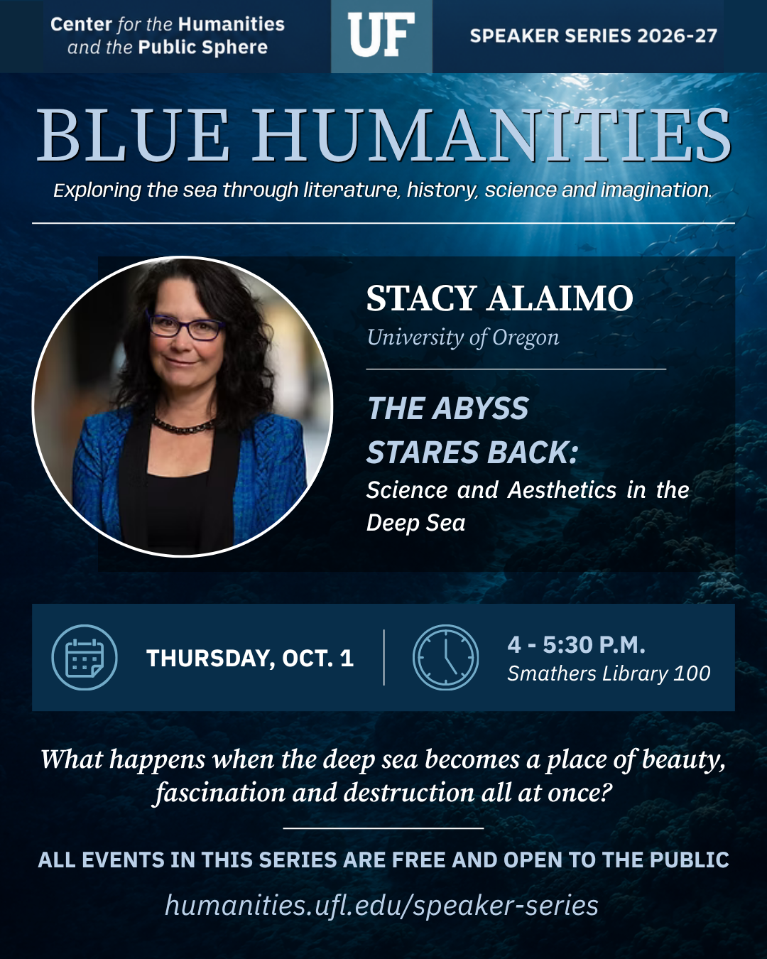 Poster for The Abyss Stares Back: Science and Aesthetics in the Deep Sea