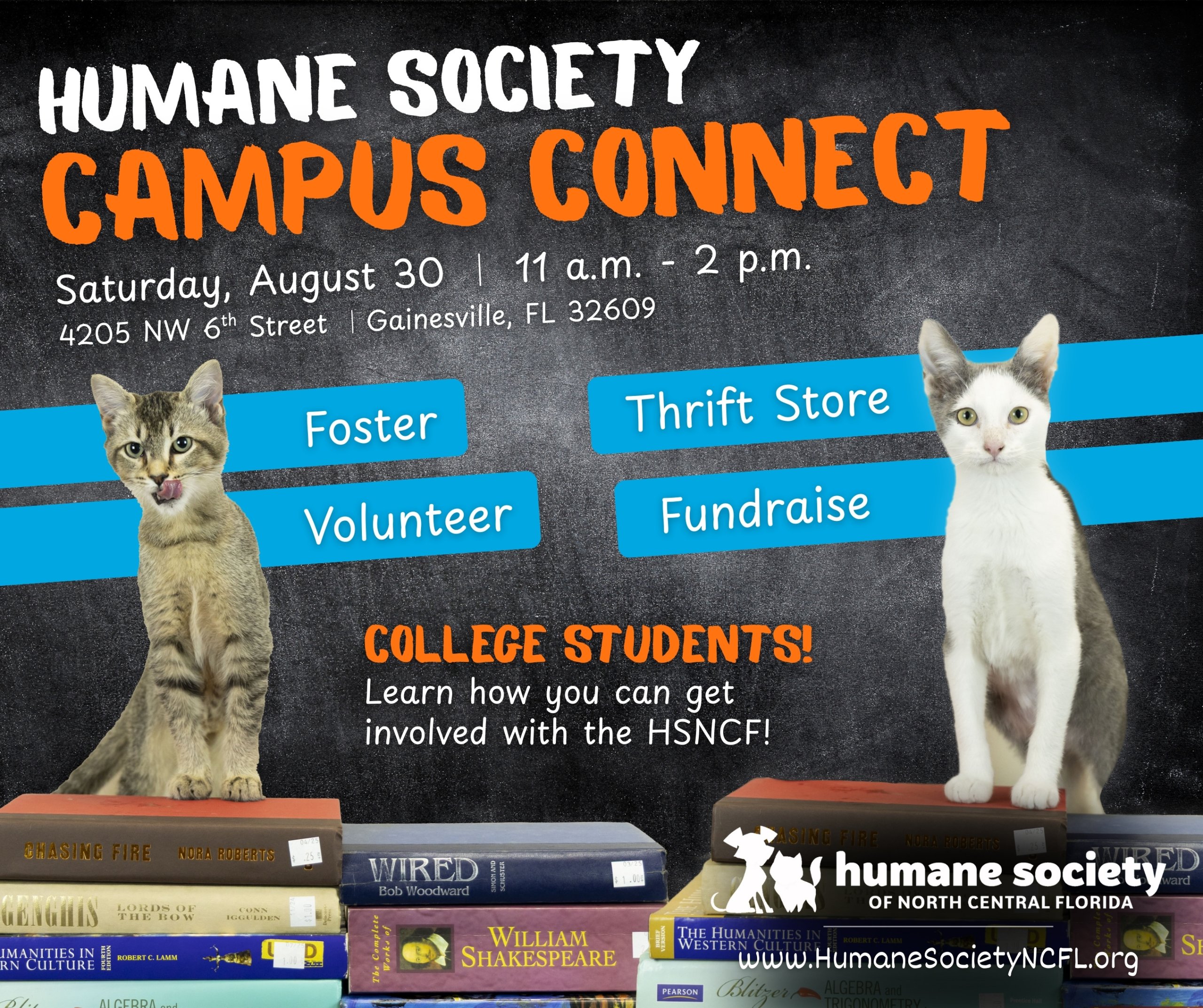 Humane Society Campus Connect Graphic