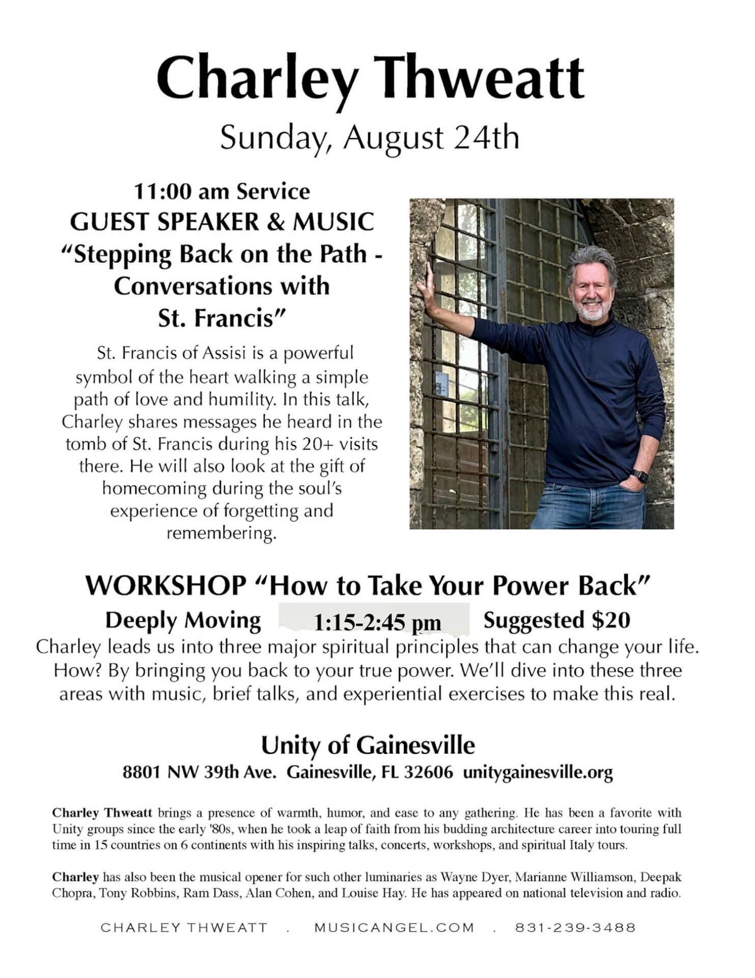 charley thweatt workshop flyer
