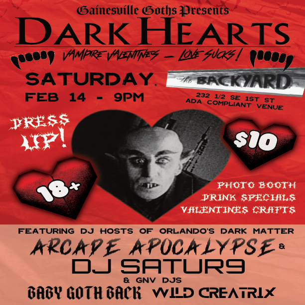 Dark Hearts Vampire Valentine’s-Love Sucks!