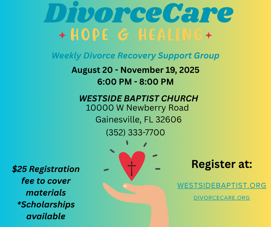 DivorceCare event flyer