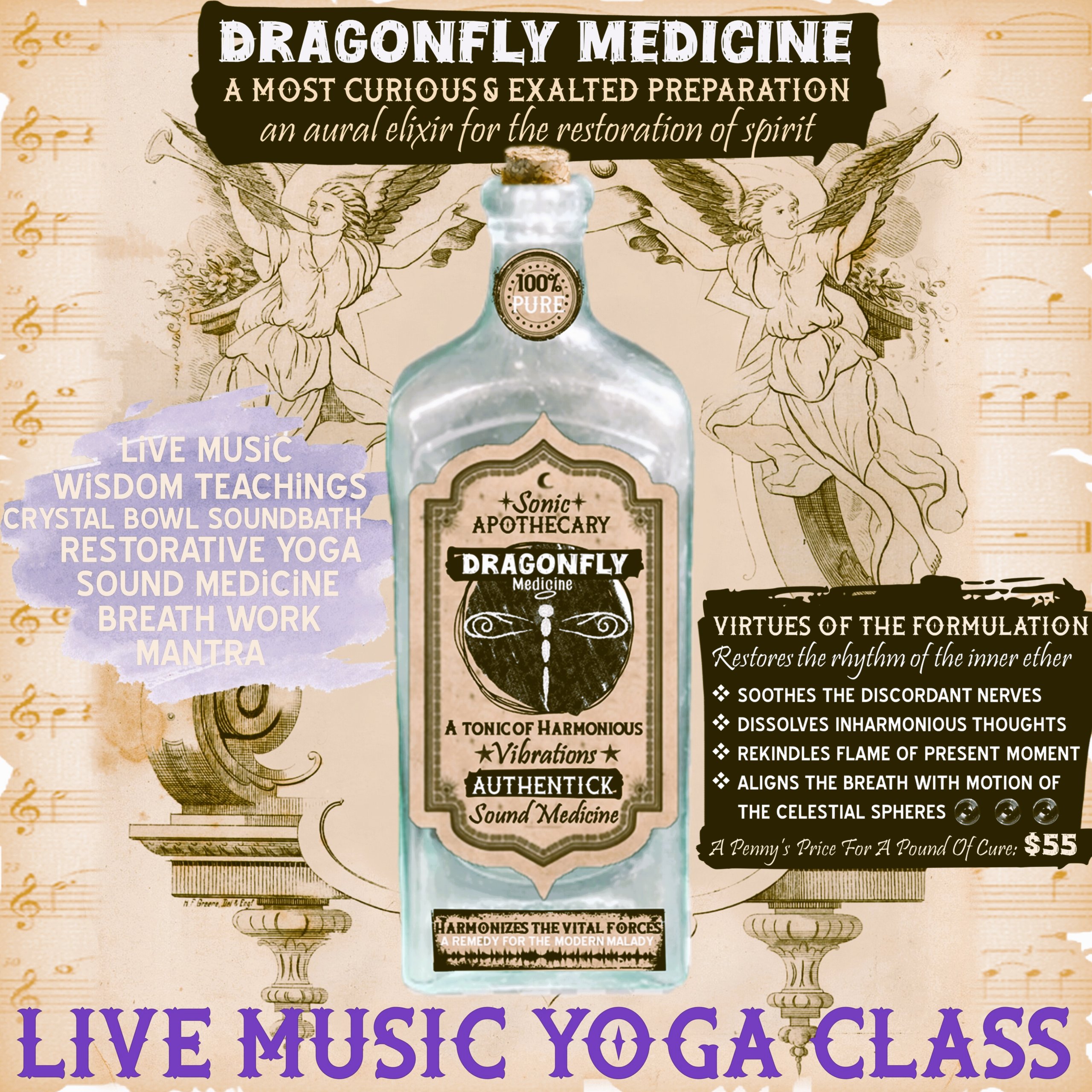 live music yoga class