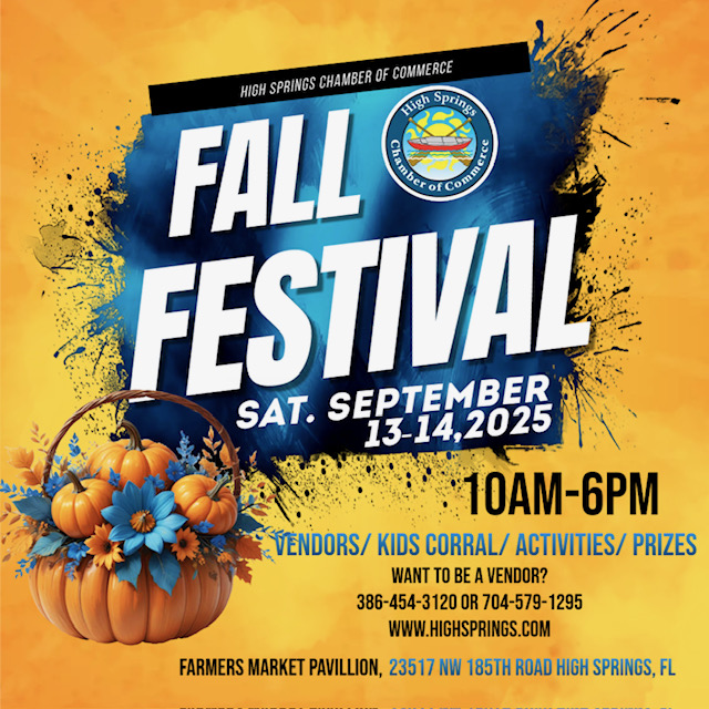 high springs fall festival flyer