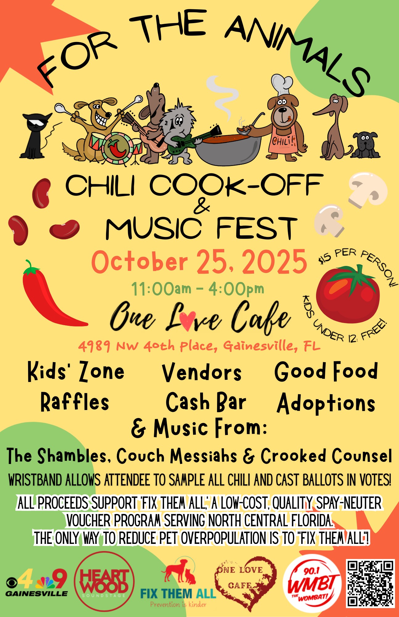 Fix Them All Chili Cook Off Poster
