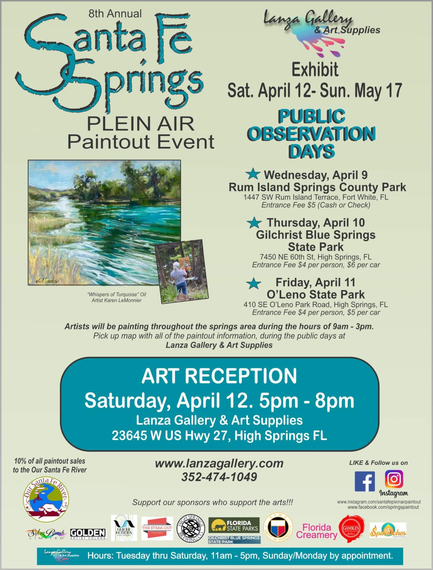 santa fe springs paintout poster