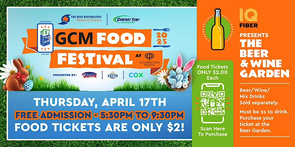 GCM Food Festival flyer
