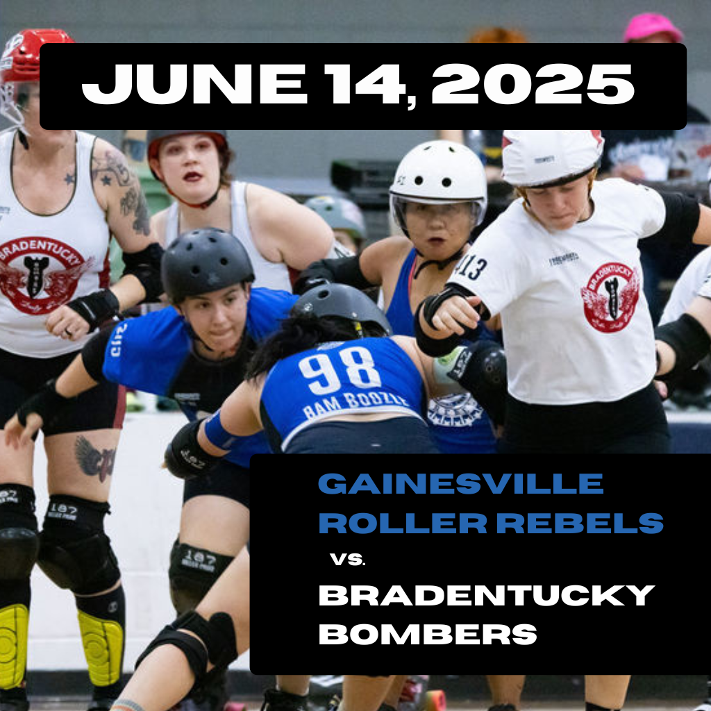 gainesville roller rebels event flyer