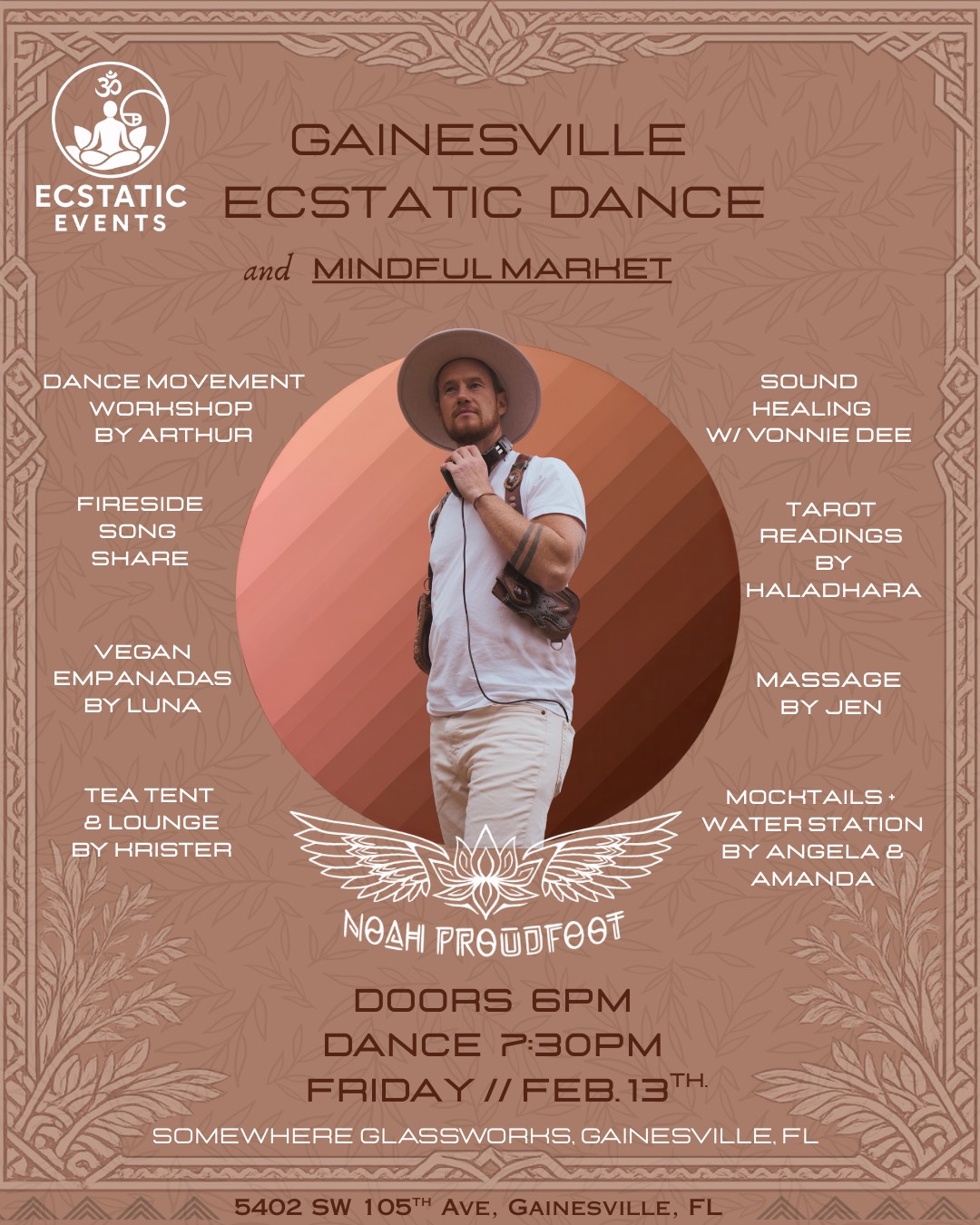 Gainesville Ecstatic Dance & Mindful Market with Noah Proudfoot