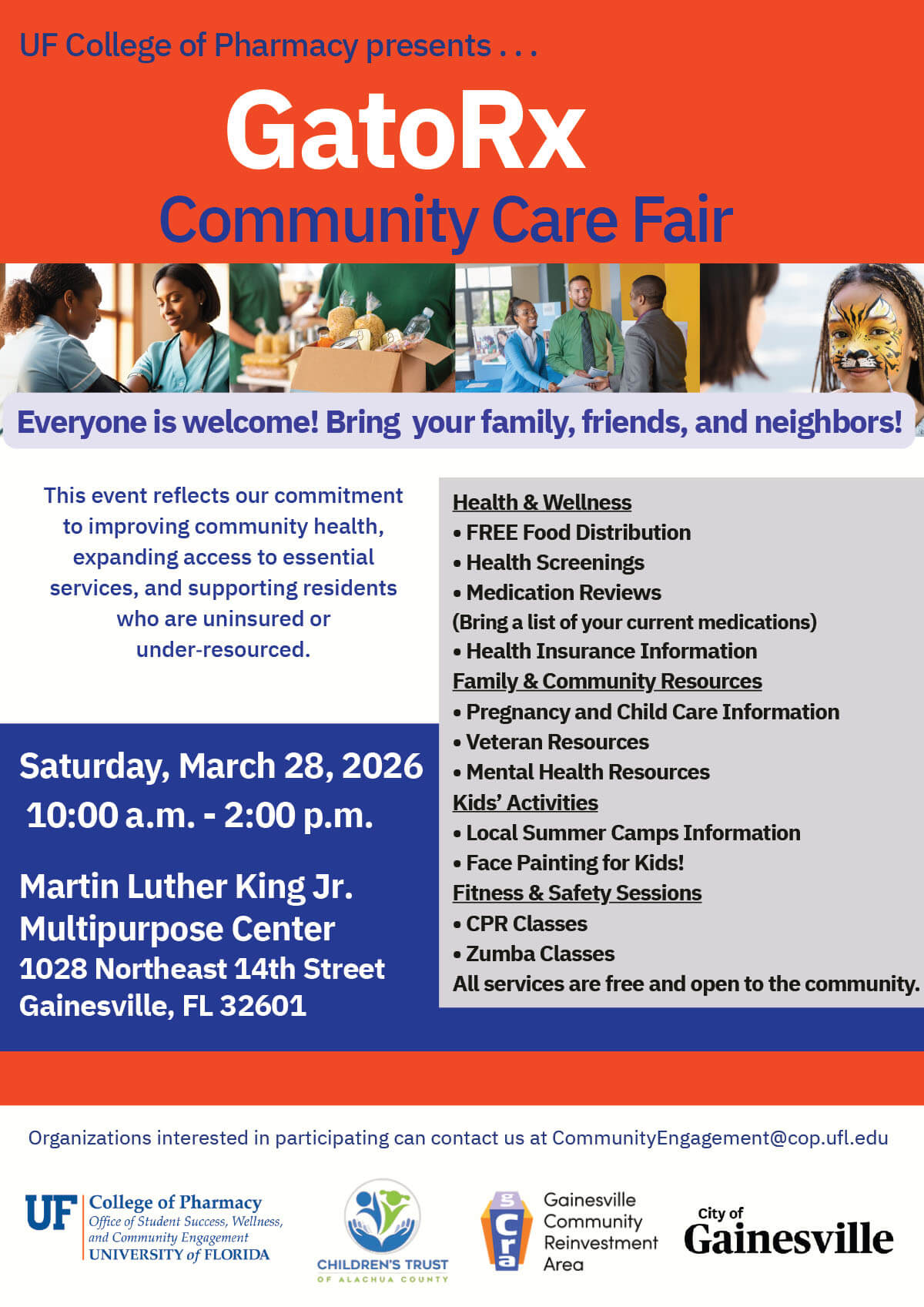 GatoRx Community Care Fair on March 28