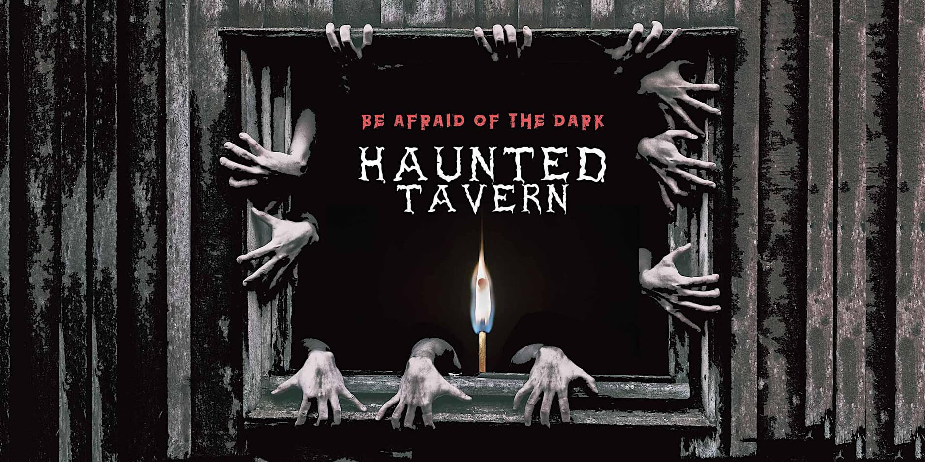 Poster for Sip Cocktails and Uncover Haunted Tales at The Haunted Tavern, August 6-8