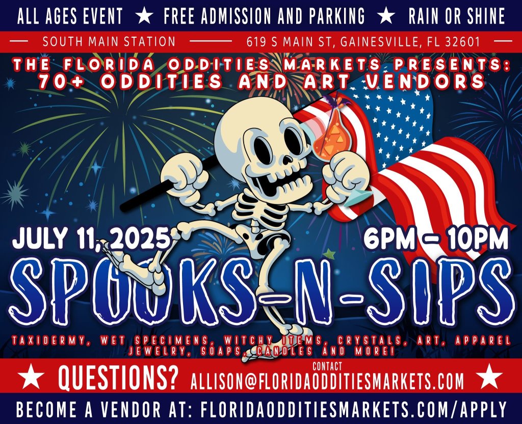 spooks-n-sips oddities market