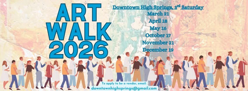 Poster for Downtown High Springs 3rd Saturday Artwalk