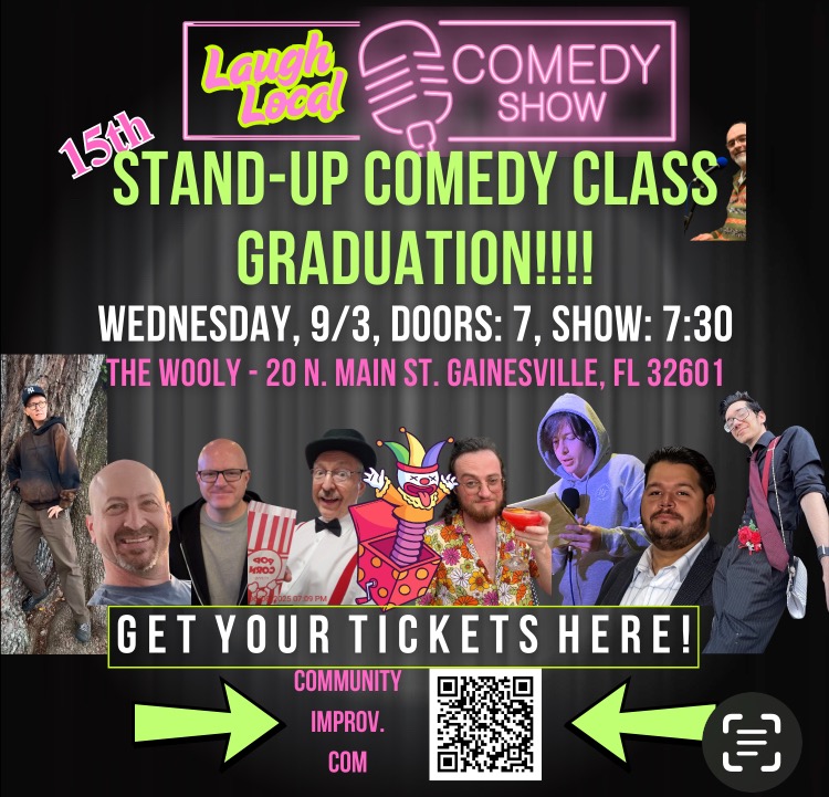 stand up comedy class graduation