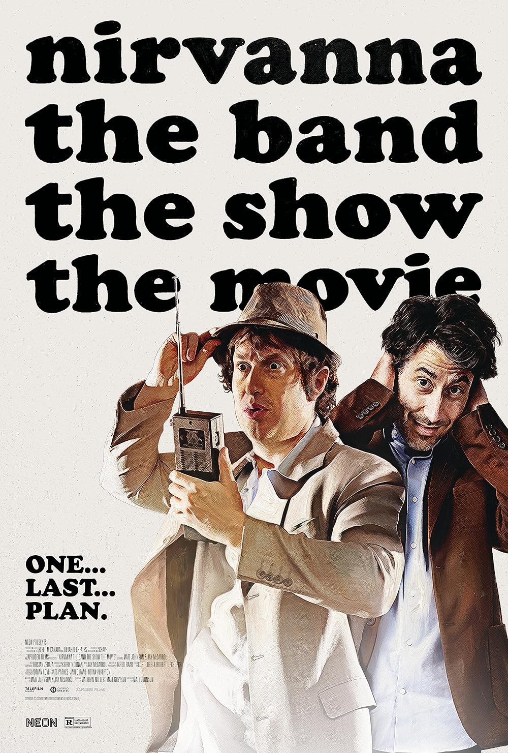 Nirvanna The Band The Show The Movie poster showcasing two men posing in a funny manner